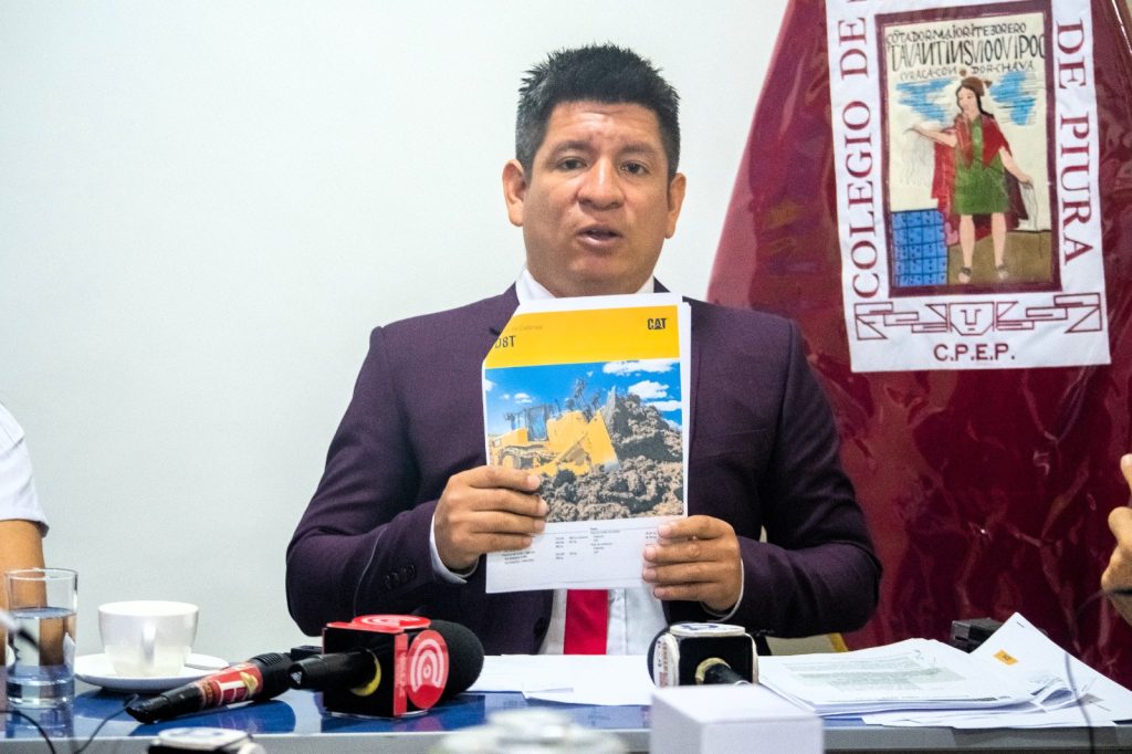 El decano del Colegio de Economistas, Raúl Martínez, ya había puesto en evidencia la preocupante situación en los trabajos del canal Chutuque