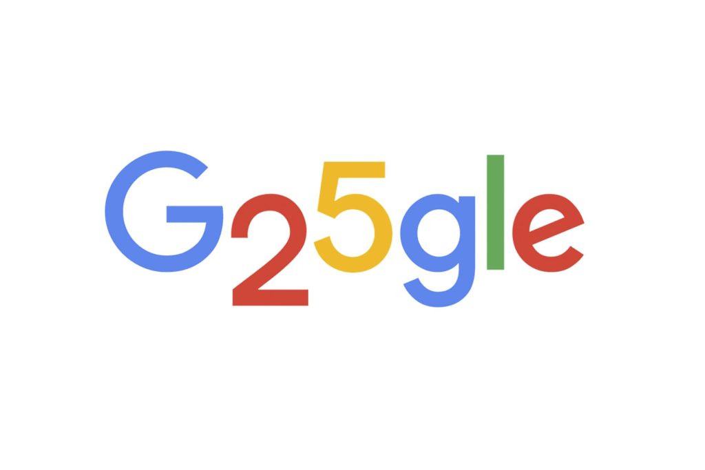 25º aniversario del nacimiento de Google