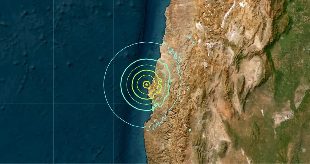 Temblor en Chile: conoce dónde fue el epicentro y la magnitud del sismo