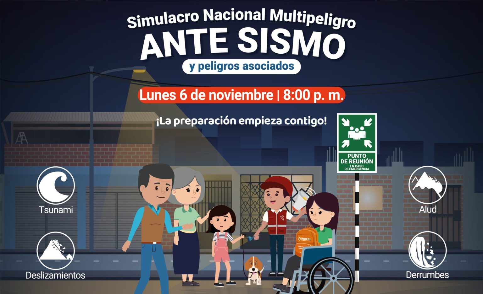 Simulacro Nacional Multipeligro hoy 6 de noviembre: ¿a qué hora empieza y por qué se realiza?