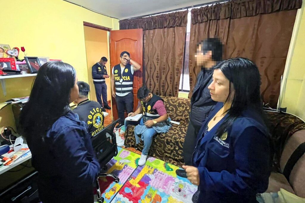 Registran domicilios en cinco áreas de Lima y Callao por presunta actividad relacionada con pornografía infantil