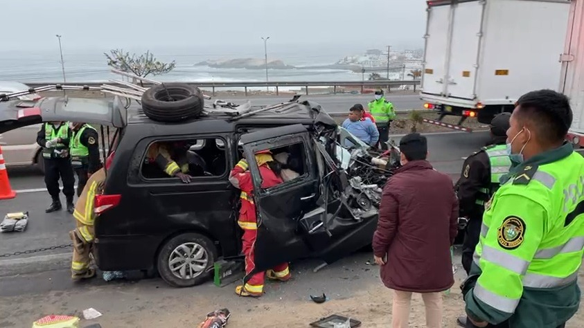 Accidente en Panamericana Sur HOY deja 3 fallecidos y 7 heridos