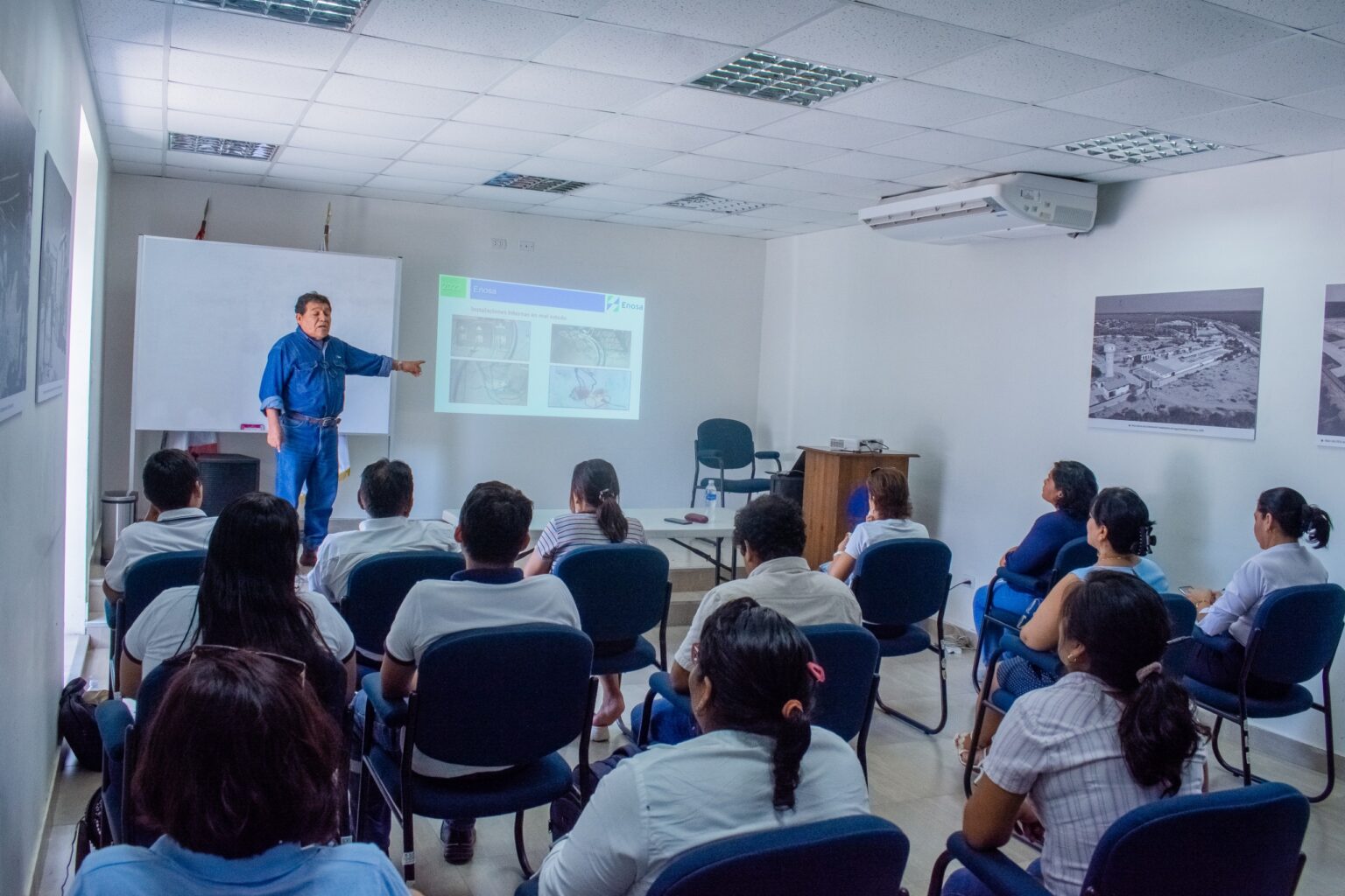 Enosa brinda recomendaciones a trabajadores de EPS Grau sobre ecoeficiencia energética