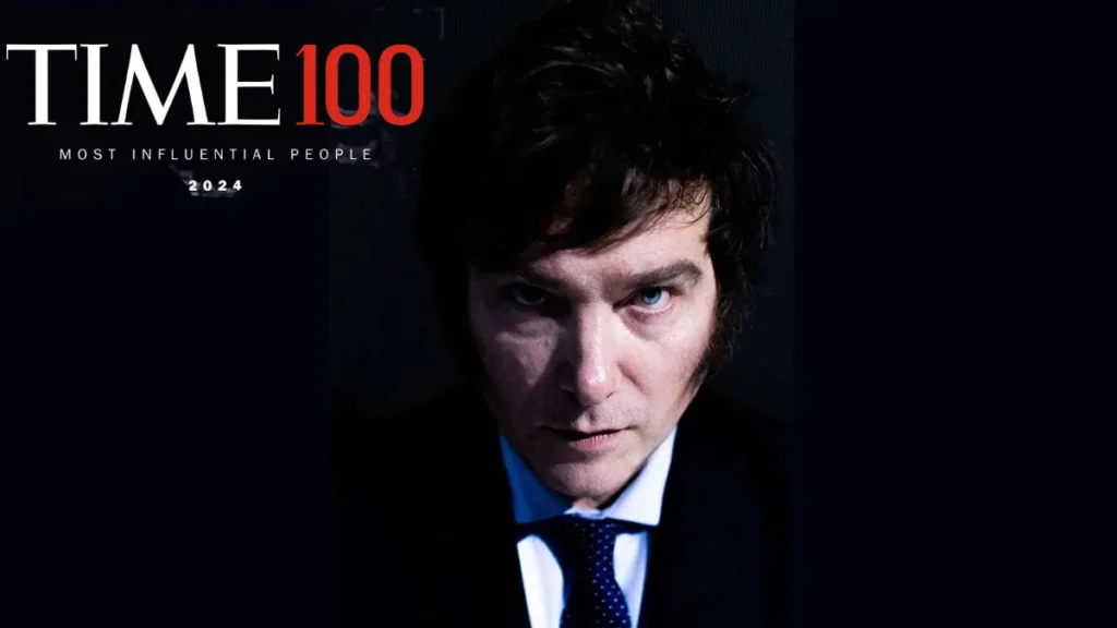Javier Milei en la lista de las 100 personas más influyentes del mundo según la revista Time