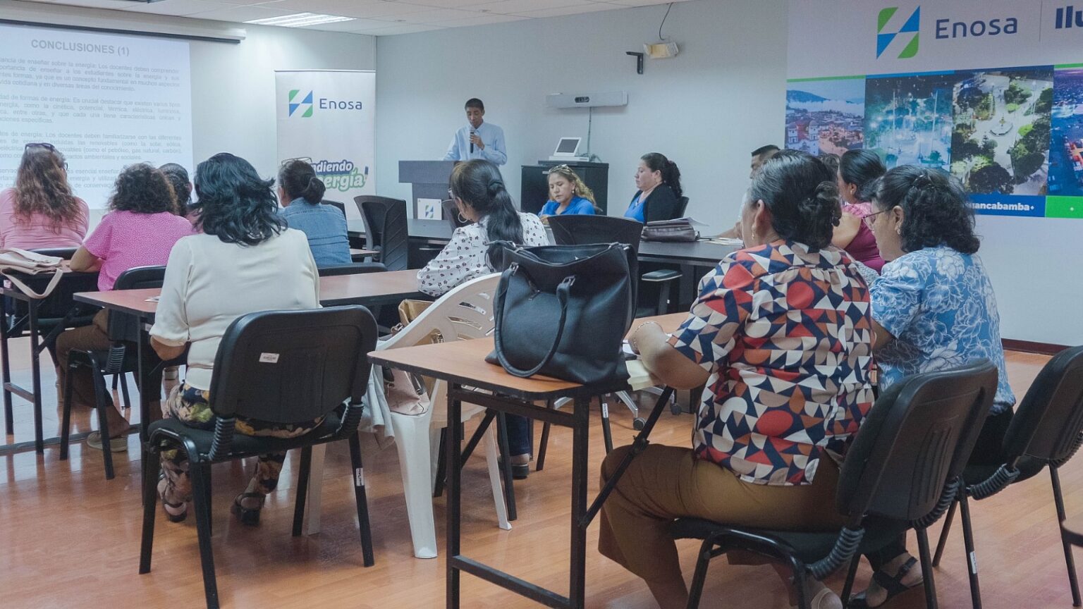 Docentes replicarán “Aprendiendo con Energía” en colegios