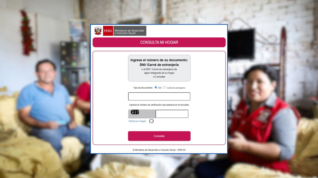 SISFOH consulta con DNI 2024: verifica si tu hogar califica como pobre