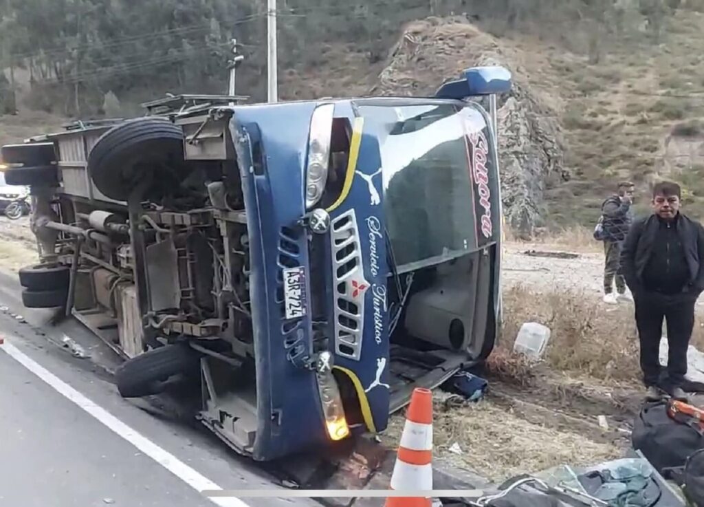 Trágico accidente de bus en la Carretera Central deja un muerto y cinco heridos