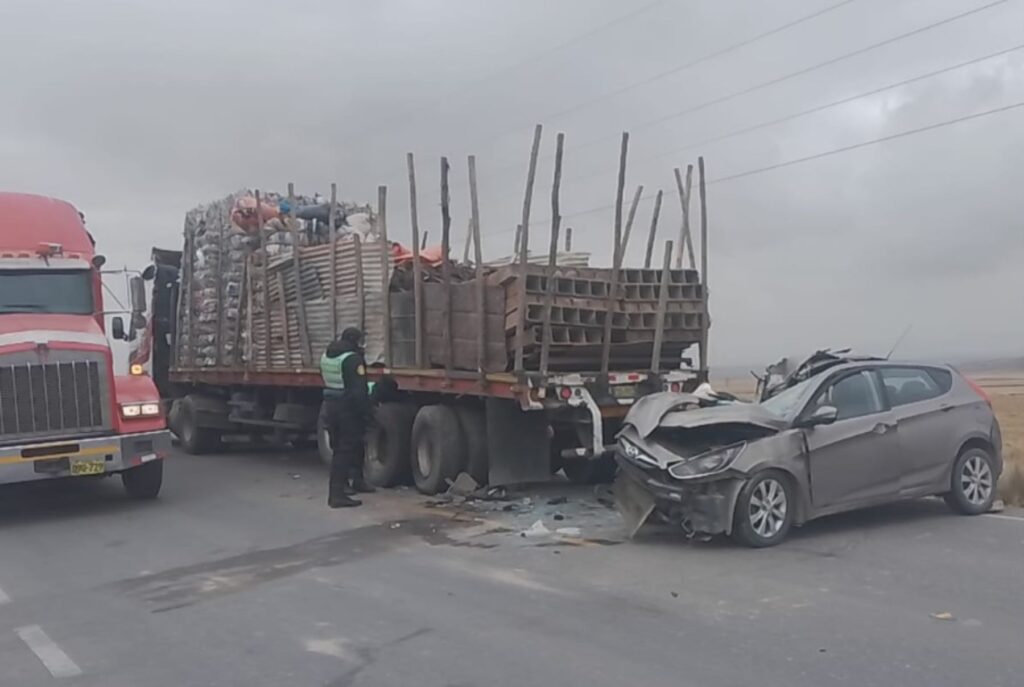 Pasco: trágico accidente en la carretera Central deja un fallecido y dos heridos