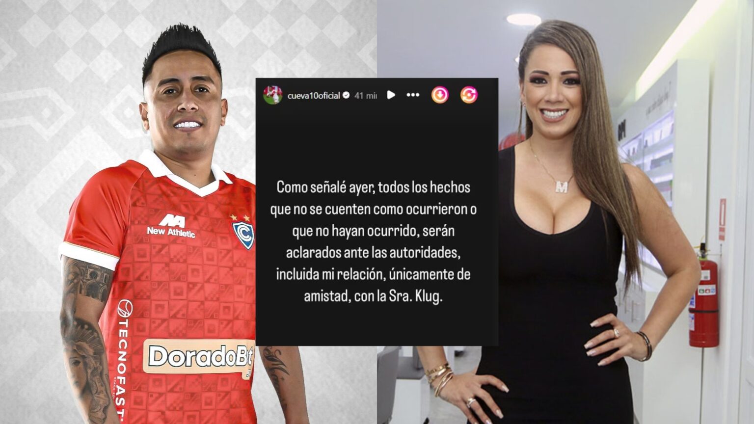 Christian Cueva NIEGA romance con Melissa Klug: "Mi relación con ella es solo de amistad"