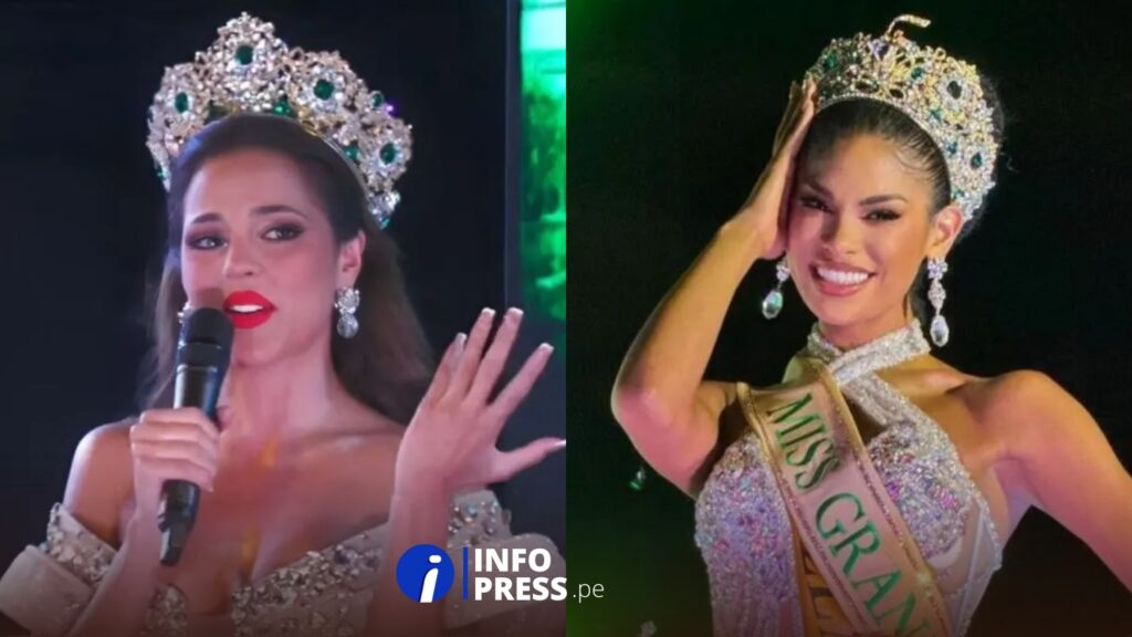 Luciana Fuster se despide del Miss Grand Perú emotiva despedida y coronación de Arlette Rujel