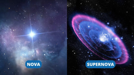 ¿Qué diferencia hay entre una nova y una supernova?