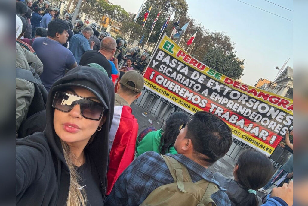 Pamela López se une a la marcha contra la extorsión: "Yo también fui víctima"