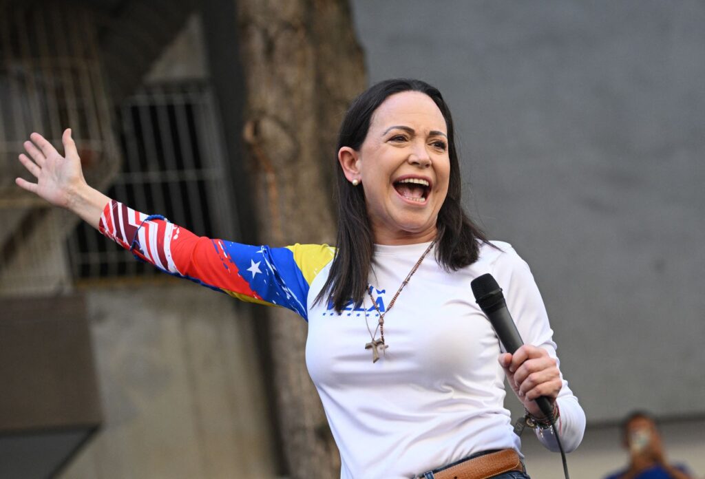 Caracas: María Corina Machado queda detenida tras liderar protesta contra Nicolás Maduro