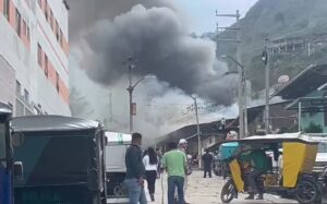 La tarde de este 16 de enero, se suscitó un incendio de gran magnitud en el barrio Ramón Castilla, en la provincia de Huancabamba.