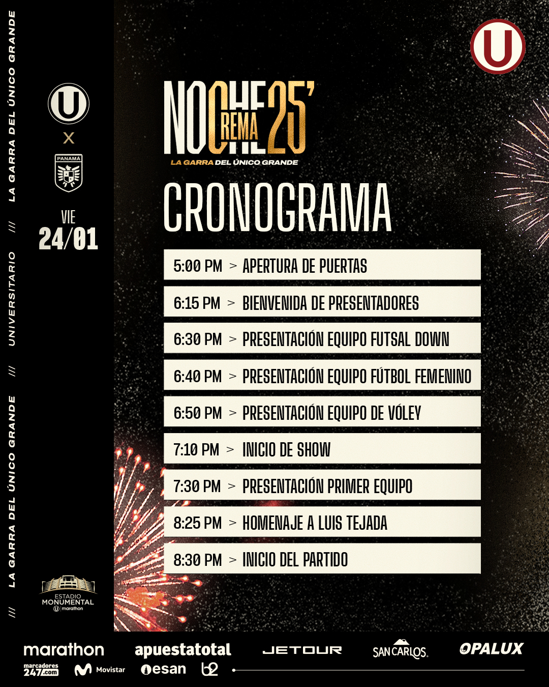 Noche crema 2025 a qué hora comienza y dónde ver el partido Infopress