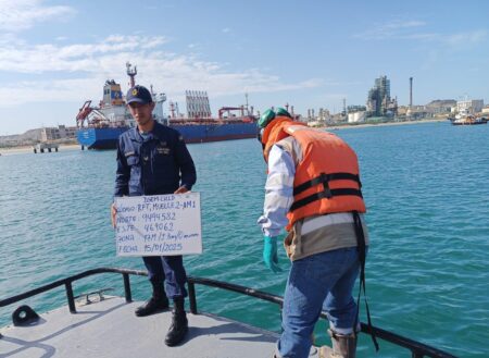 Reportan la presencia de hidrocarburos en el Muelle 2 de carga de la Refinería Talara