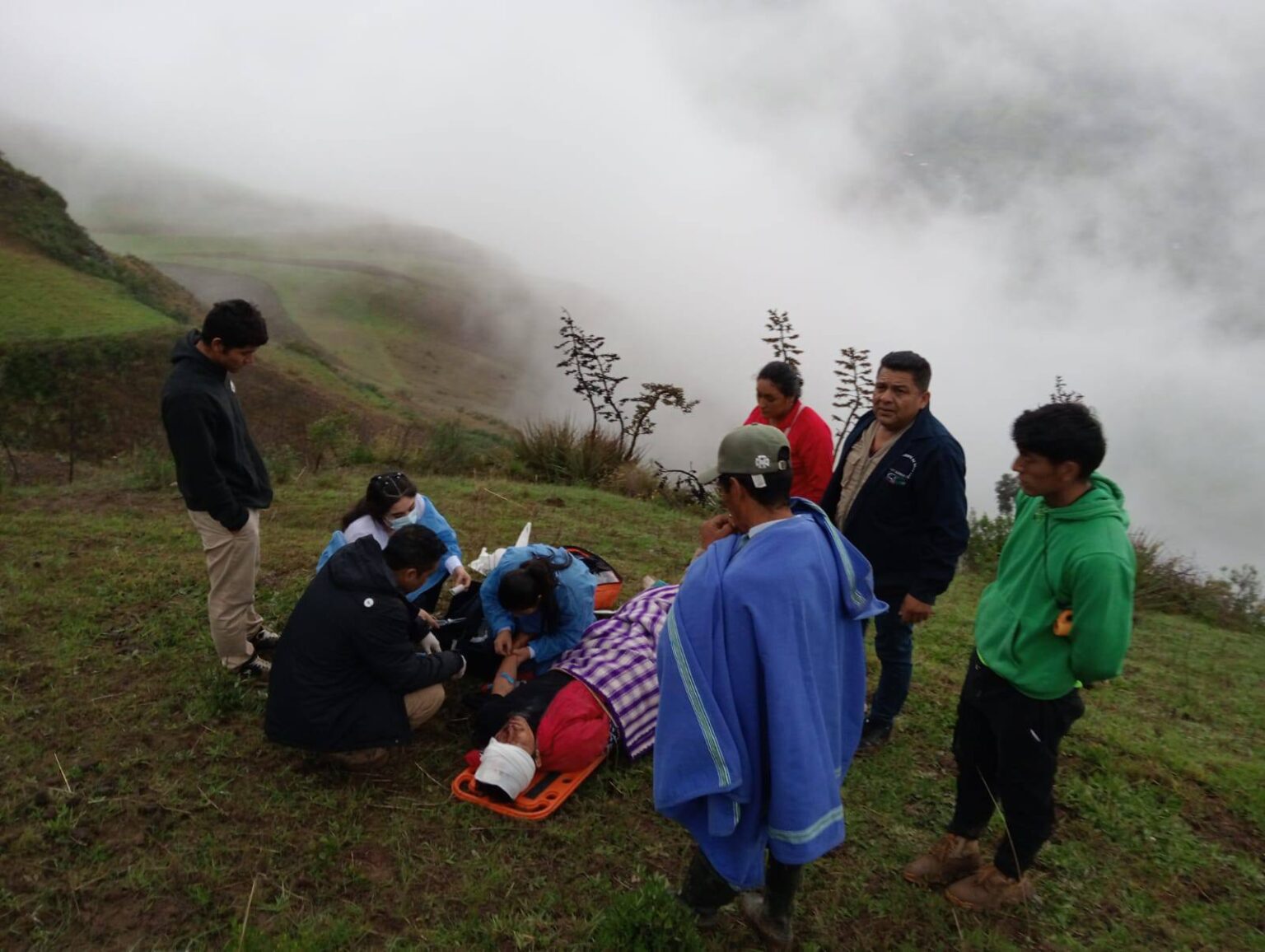 Huancabamba: despiste de una minivan deja a dos personas fallecidas