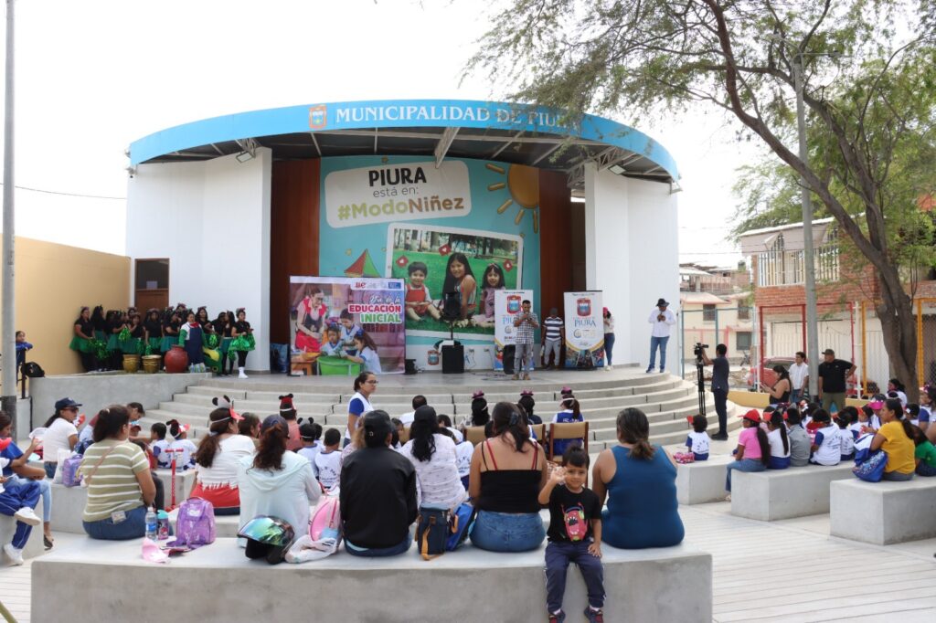 Piura celebra la Semana de la Educación Inicial con jornada infantil en parque La Brea