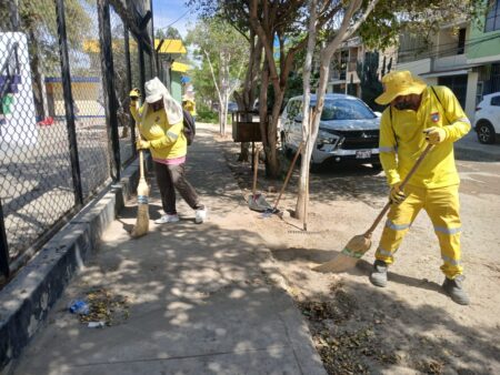 Piura: Municipalidad de Piura realiza jornada de limpieza en urbanización San Ramón