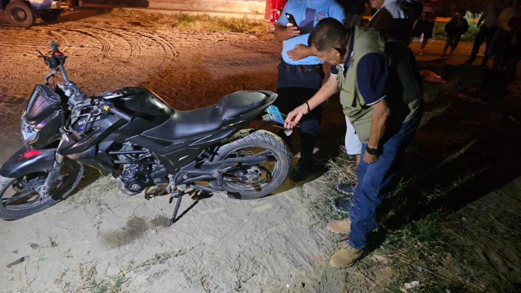 Piura: Serenazgo incauta motocicleta tras ataque armado en A.H. Chavín de Huántar
