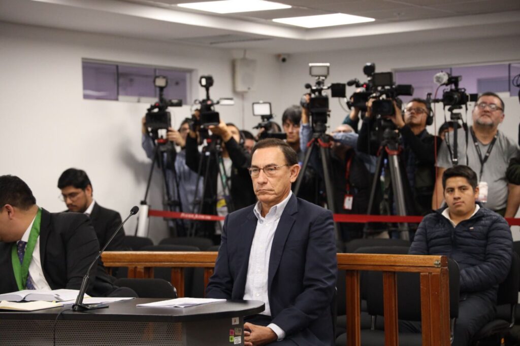 Continúa audiencia por prisión preventiva contra Martín Vizcarra