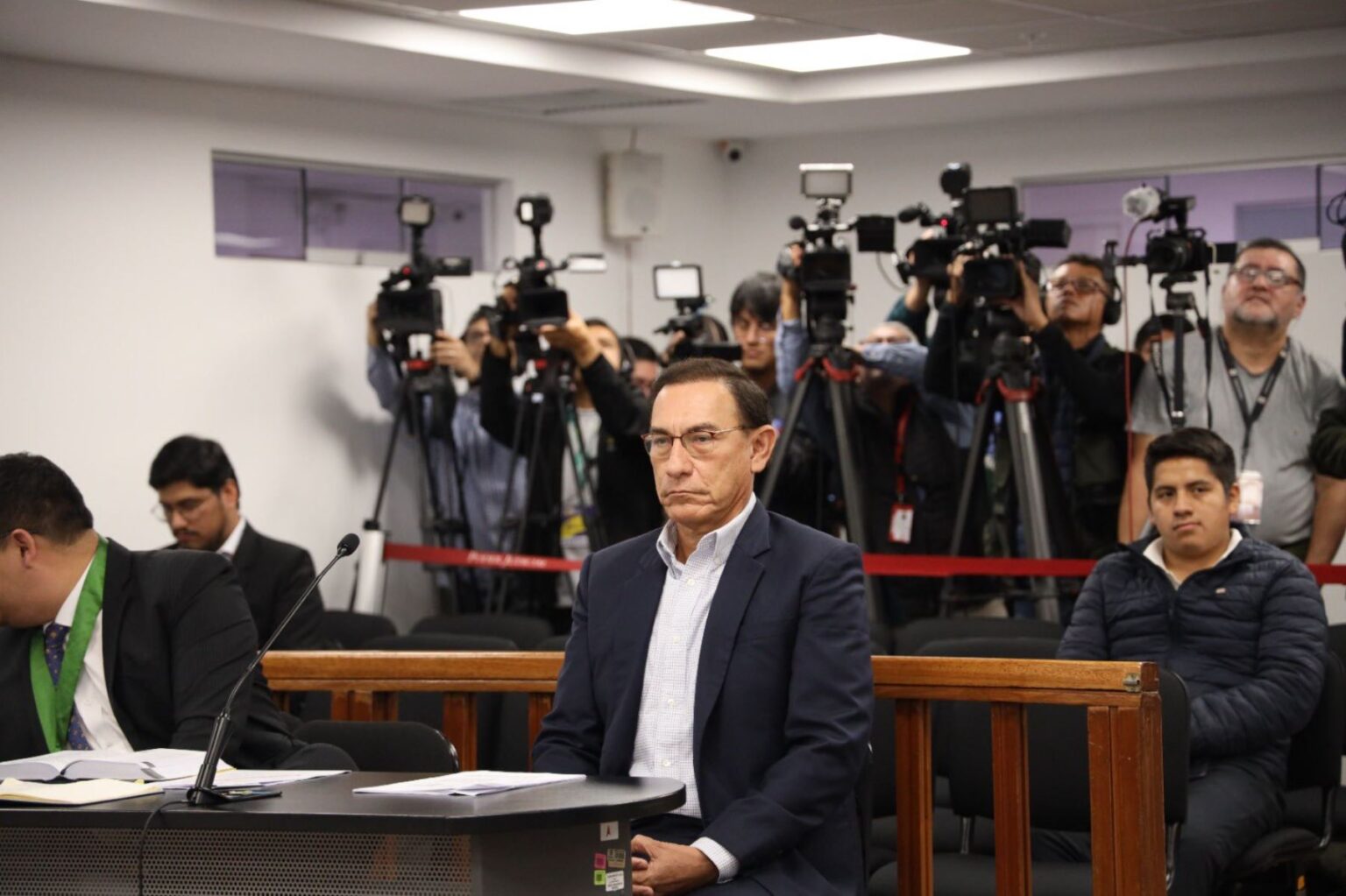 Continúa audiencia por prisión preventiva contra Martín Vizcarra