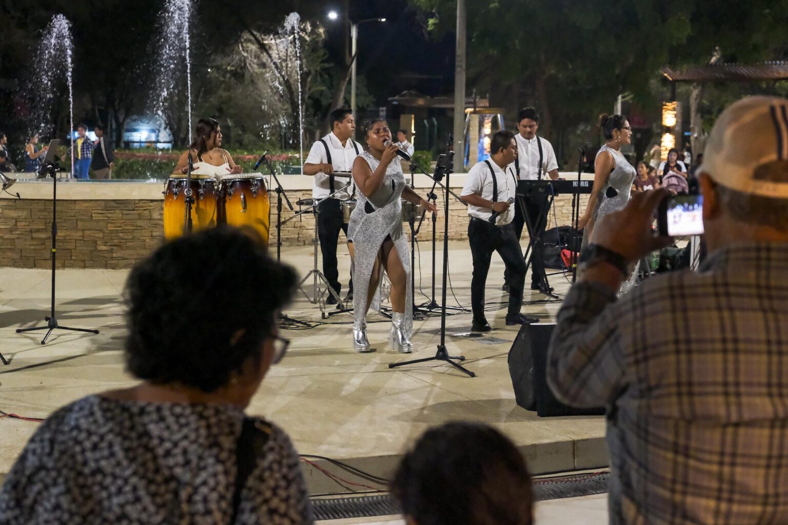 La Heroica ofreció concierto gratuito en el parque Néstor Martos de Piura