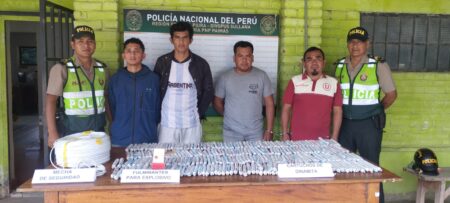 Ayabaca: Intervienen campamento donde se almacenaba explosivos para minería ilegal