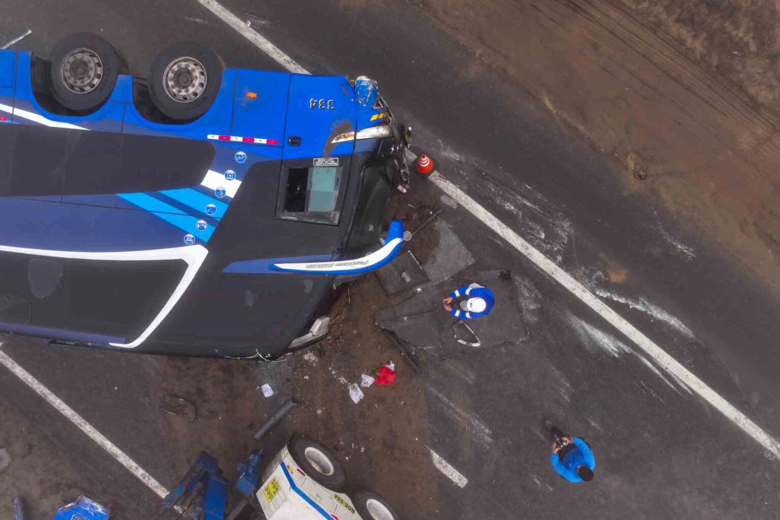 Múltiple choque en Pacasmayo deja un fallecido y 31 personas heridas