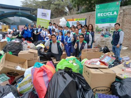 Castilla: Escolares recolectan más de 2 toneladas de reciclaje en actividad ambiental