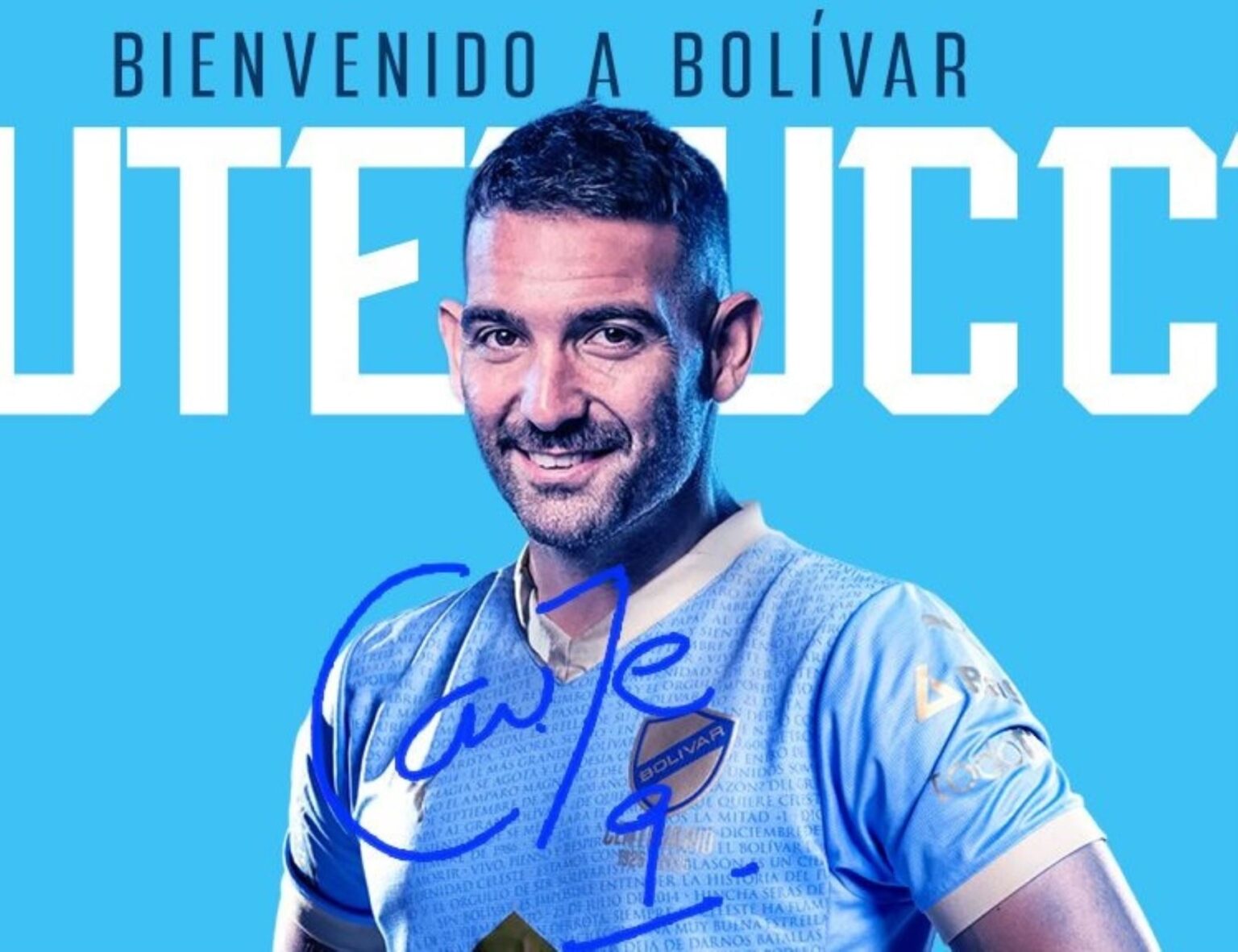 El Bolívar presentó a Cauteruccio como el "Rey de los hat-tricks" para la Sudamericana