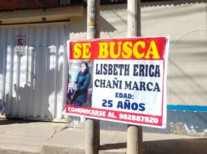 Feminicidio en Puno: hallan restos de Lisbeth Érica Chañi y detienen al principal sospechoso