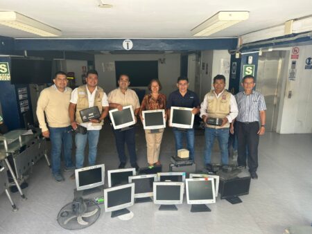 Piura impulsa reciclaje de RAEE con recolección de 700 kilos de equipos electrónicos