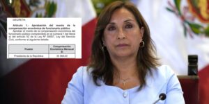 Gobierno oficializa aumento de sueldo de Dina Boluarte a S/ 35,568