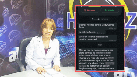 Periodista de Huaraz recibe amenazas de muerte tras denunciar irregularidades en obras públicas