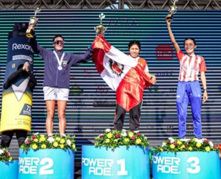 Deysi Castro campeona sudamericana de maratón en Paraguay