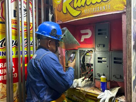 Operativos nocturnos inició Enosa en locales comerciales