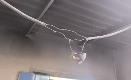 Conexión clandestina eléctrica fue causa de incendio en caserío Puente de los Serranos