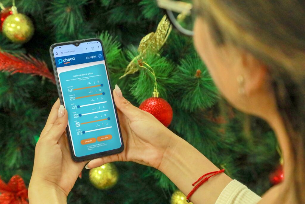 Esta Navidad encuentra tu plan perfecto ingresando a Checa tu plan del OSIPTEL