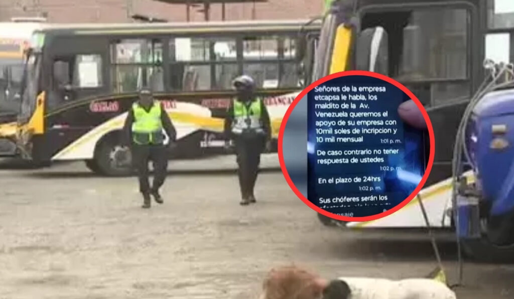 Empresa de transporte paraliza operaciones tras extorsión a conductores Empresa de transporte paraliza operaciones tras extorsión a conductores