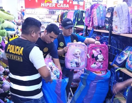 Trujillo: Policía incauta productos presuntamente falsificados valorizados en más de S/ 20,000