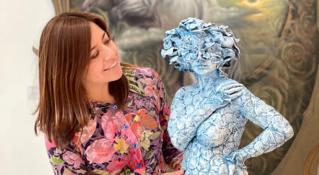 Cataquense Mili Vega representa al Perú en la Bienal Internacional de Arte de Beijing