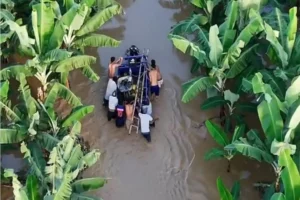 Tumbes: Policía rescata a 4 niños aislados por crecida del río Zarumilla con apoyo de drones Tumbes: Policía rescata a 4 niños aislados por crecida del río Zarumilla con apoyo de drones