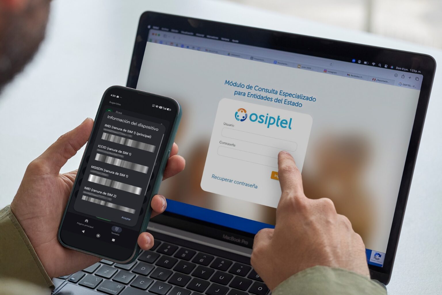 OSIPTEL: PNP y Ministerio Público realizaron más de 700 000 consultas en línea sobre equipos y servicios móviles vinculados a delitos en 2025