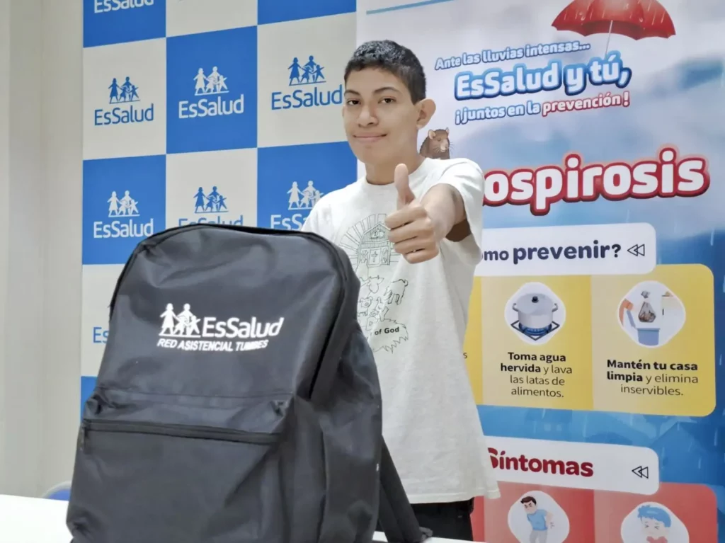 Niño de Tumbes supera la leptospirosis tras pasar varios días en la UCI