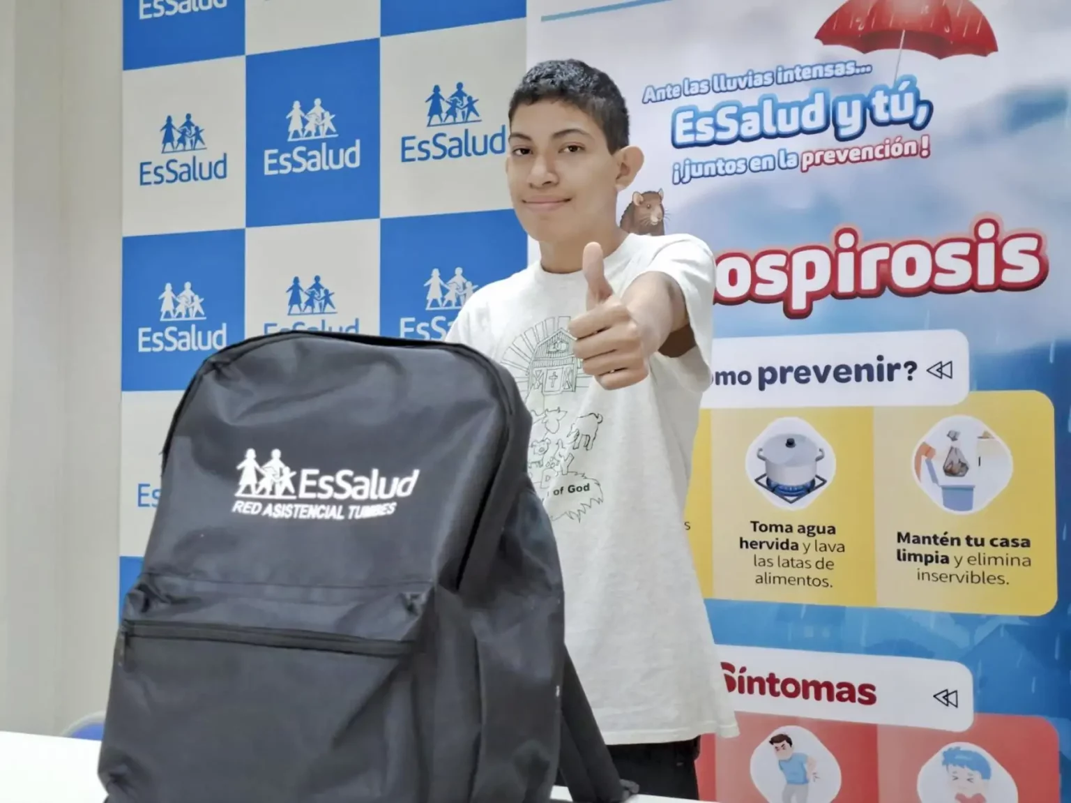 Niño de Tumbes supera la leptospirosis tras pasar varios días en la UCI