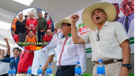 Antauro Humala reafirma apoyo a Roberto Sánchez y JPP en actividad en Lima Antauro Humala reafirma apoyo a Roberto Sánchez y JPP en actividad en Lima