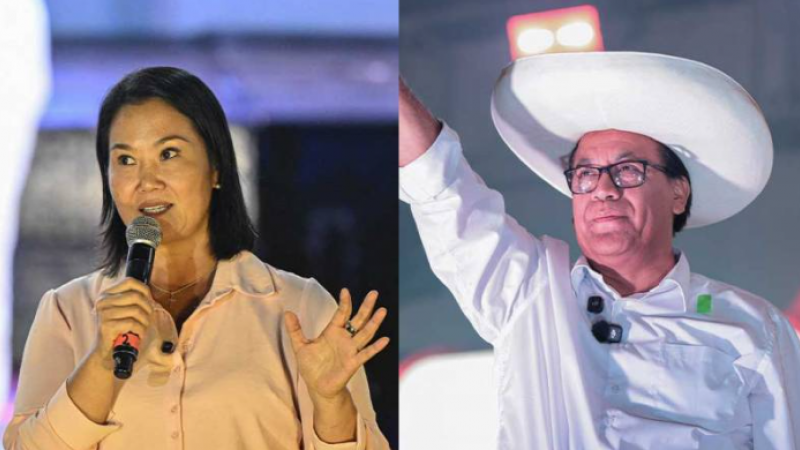 Keiko Fujimori lidera intención de voto sobre Roberto Sánchez, según Datum Keiko Fujimori lidera intención de voto sobre Roberto Sánchez, según Datum