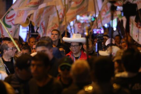 Marcha convocada por Roberto Sánchez registró escasa participación