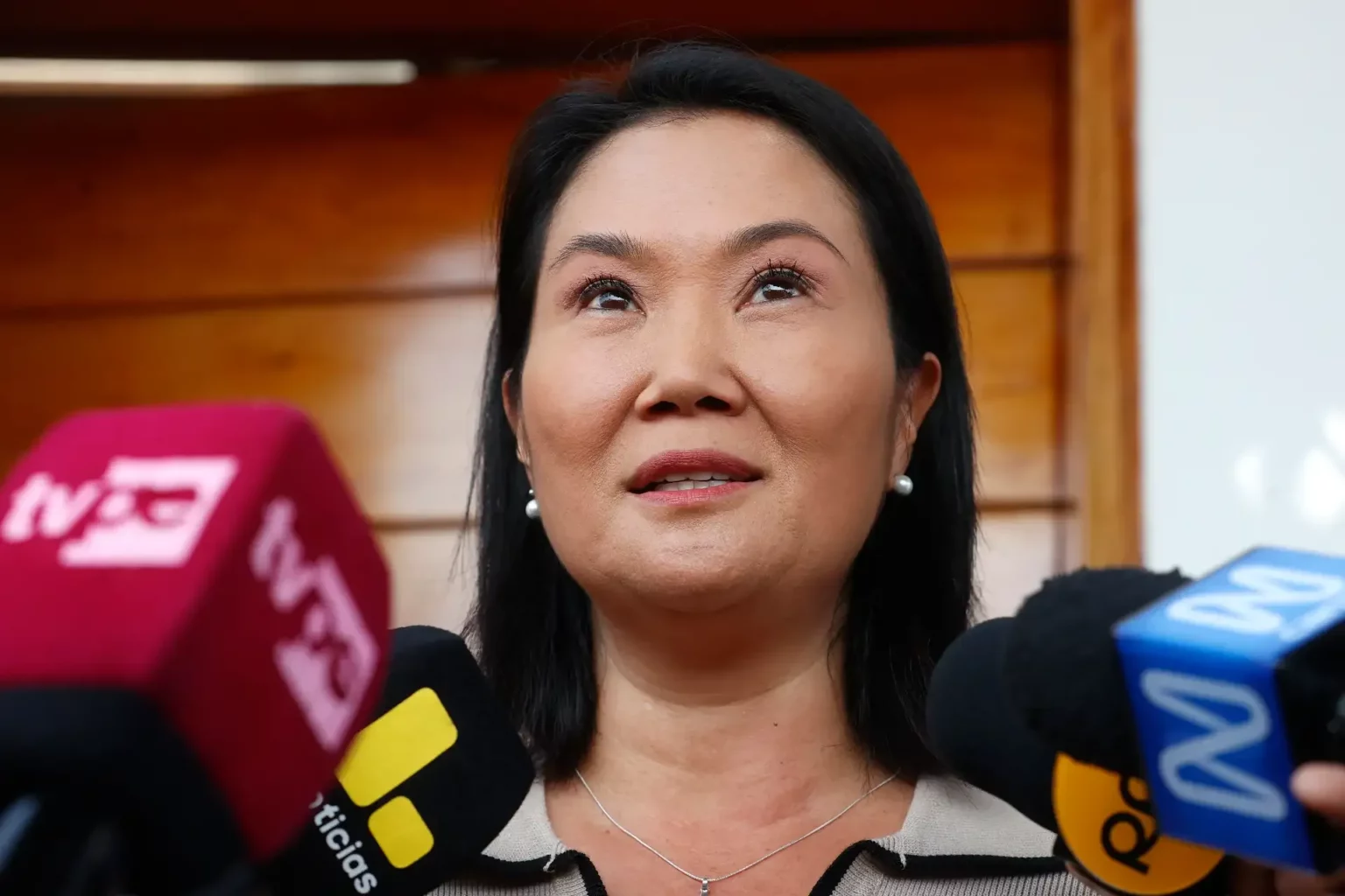 Keiko Fujimori afirma que no habrá persecución ni privilegios en un eventual gobierno Keiko Fujimori afirma que no habrá persecución ni privilegios en un eventual gobierno